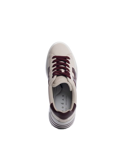Sneakers Rebel Avorio Bordeaux HOGAN | HXW5640DN61 UAI479F